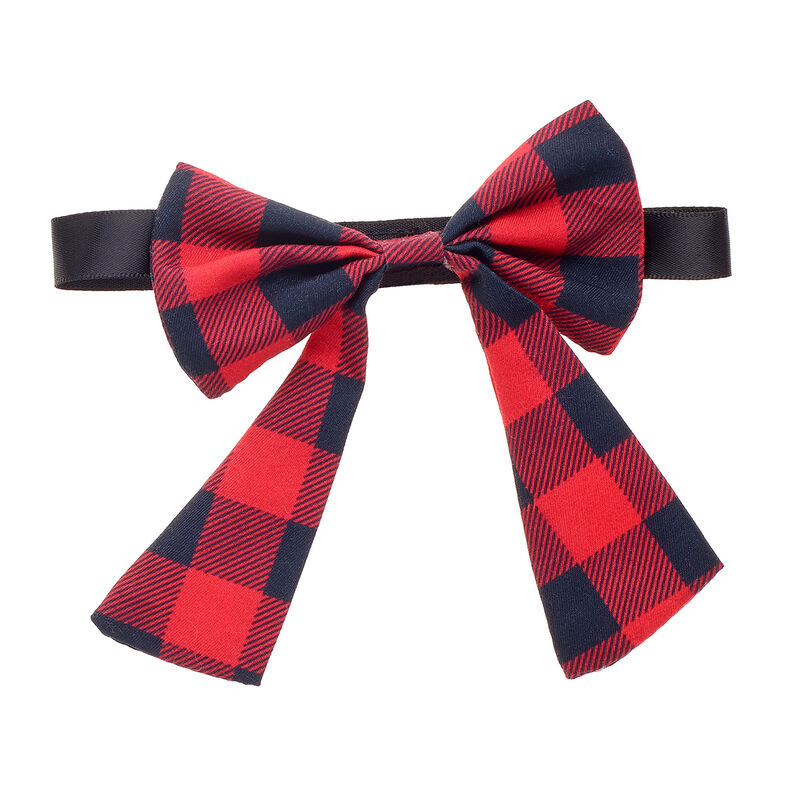Online Exclusive Red Buffalo Check Gifting Bow