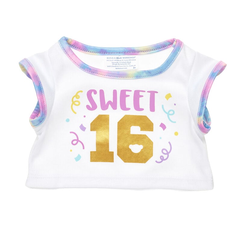 Online Exclusive Sweet 16 T-Shirt for Stuffed Animals | Build-A-Bear&reg;