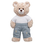 Distressed Light Denim Jeans by Build-A-Bear