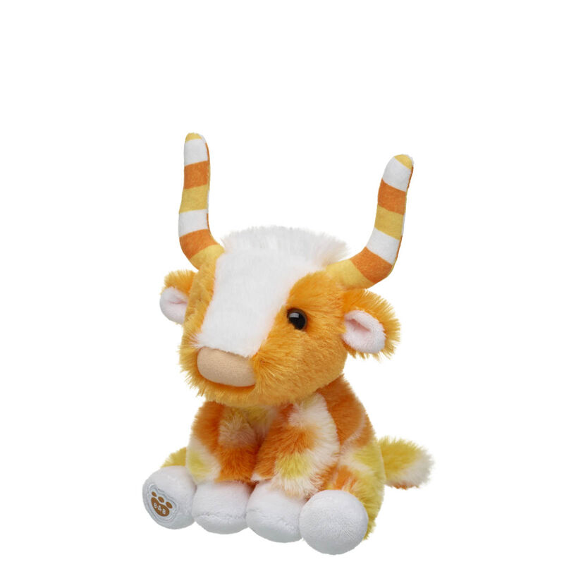 Mini Beans Candy Corn Longhorn Stuffed Animal plush by Build-A-Bear