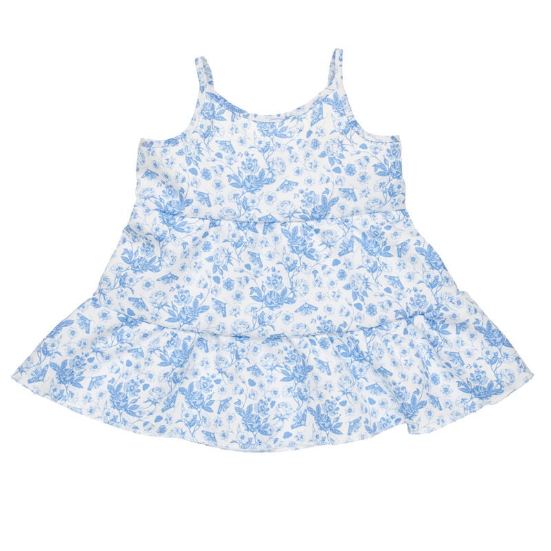 Online Exclusive Blue Floral Dress - Build-A-Bear Workshop®