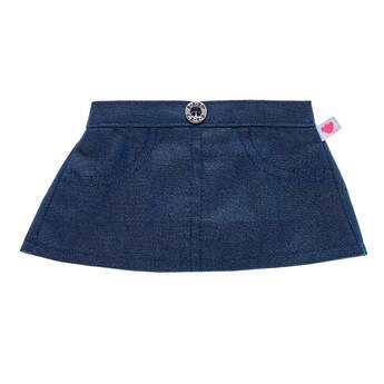 Sparkly Denim Skirt - Build-A-Bear Workshop&reg;