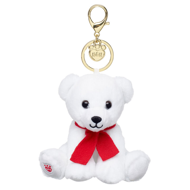 Playful Polar Bear Bag Charm by Build-A-Bear