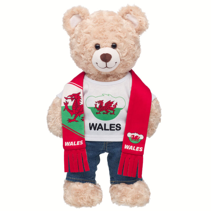 Wales Scarf and T-Shirt Set by Build-A-Bear