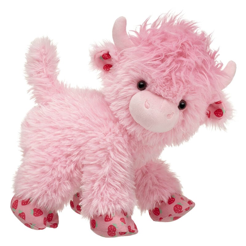 Strawberry Highland Cow Stuffed Animal - Build-A-Bear Workshop®