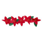 Online Exclusive Poinsettia Garland Headband