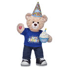 Happy Hugs Teddy Blue Cupcake Birthday Gift Set