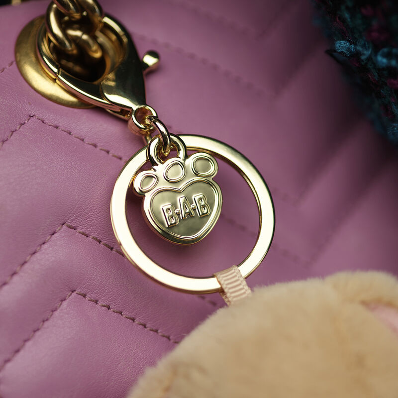 Pawlette Bunny Plush Bag Charm plush by Build-A-Bear