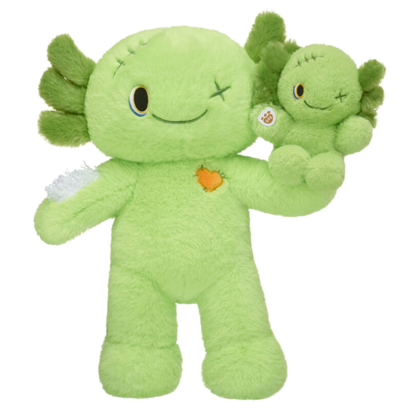 Zombie Axolotl Stuffed Animal with Build-A-Bear Mini Bean®