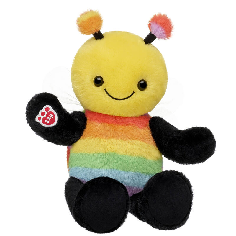 Online Exclusive Rainbow Bee Stuffed Animal - Build-A-Bear Workshop®