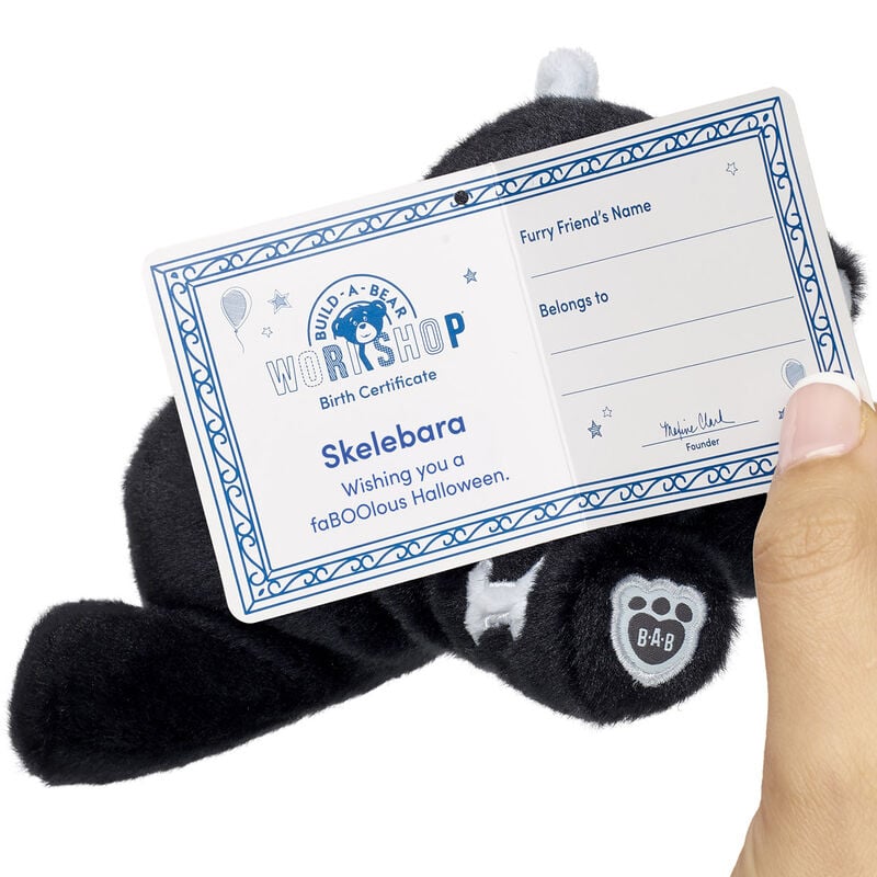 Build-A-Bear Mini Beans&reg; Skelebara Plush - Build-A-Bear Workshop&reg;