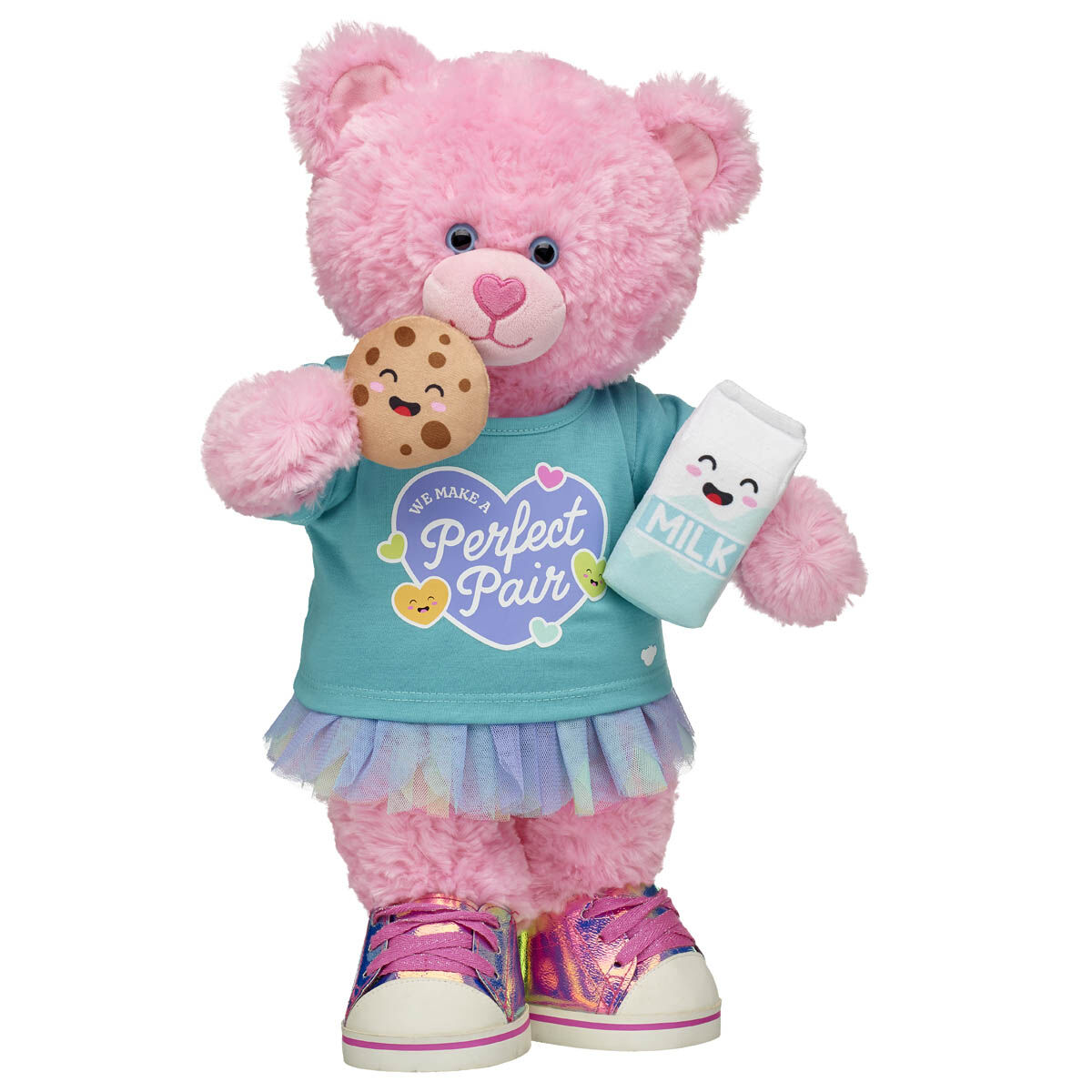 Build a bear pink cuddles teddy hot sale