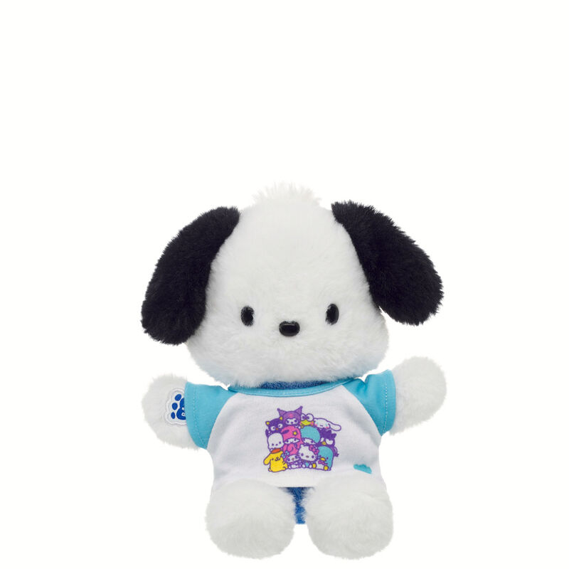 Build-A-Bear Mini Beans Sanrio Hello Kitty and Friends Pochacco Plush with Tee by Build-A-Bear