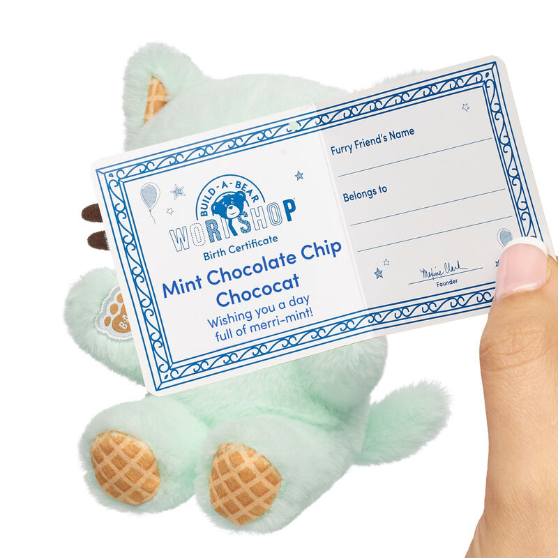 Build-A-Bear Mini Beans Mint Chocolate Chip Chococat Plush by Build-A-Bear
