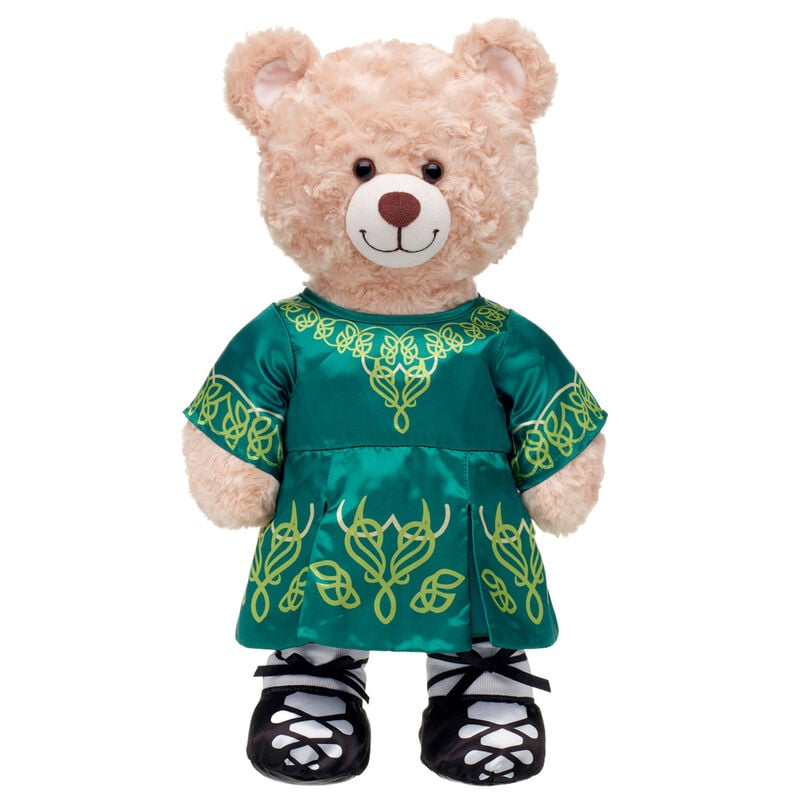 Irish Dance Dress & Shoes Set by Build-A-Bear
