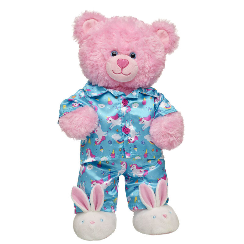 Pink Cuddles Teddy Bear Unicorn PJs Gift Set BuildABear®