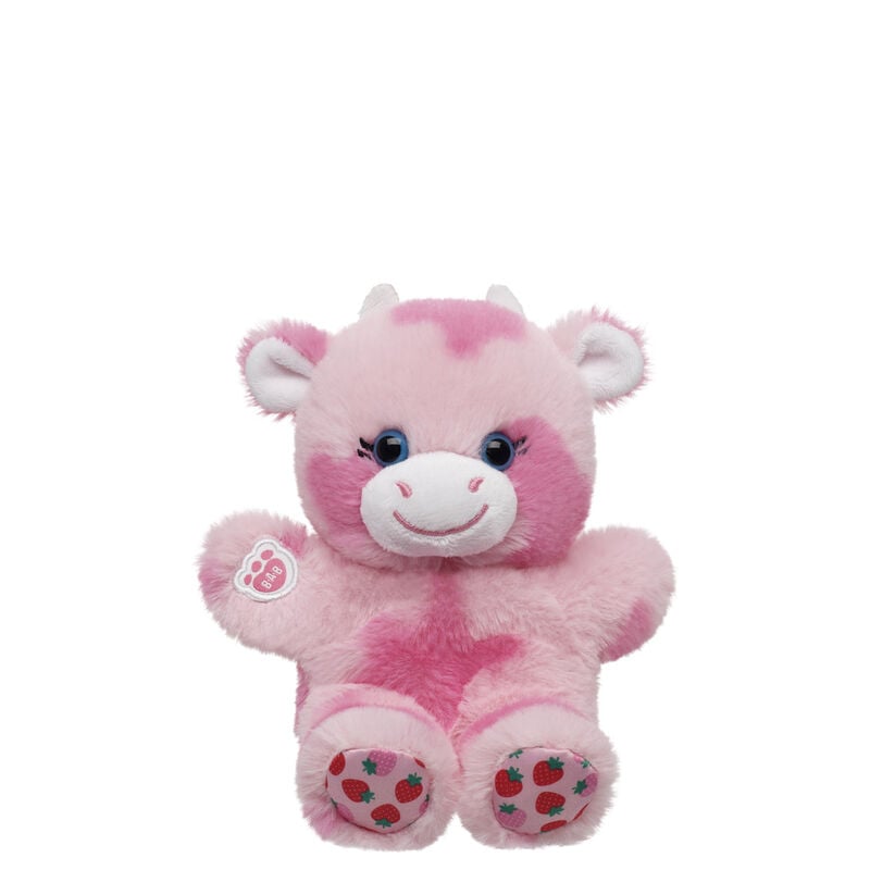 Build-A-Bear Mini Beans Strawberry Highland Cow Stuffed Animal plush by Build-A-Bear