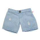 Distressed Light Denim Jeans