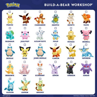 Pokémon Grookey Plush Bundle