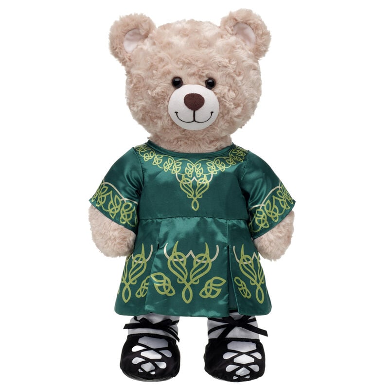 Irish Dance Dress & Shoes Set by Build-A-Bear