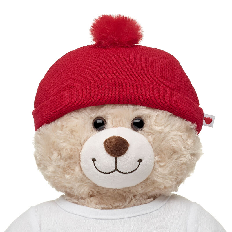 Red Pom Beanie - Build-A-Bear Workshop®