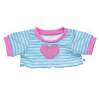 Heart Stripe Sweatshirt | Build-A-Bear