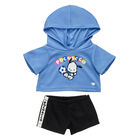 Pochacco&trade; Hoodie & Black Shorts Outfit - Build-A-Bear Workshop&reg;