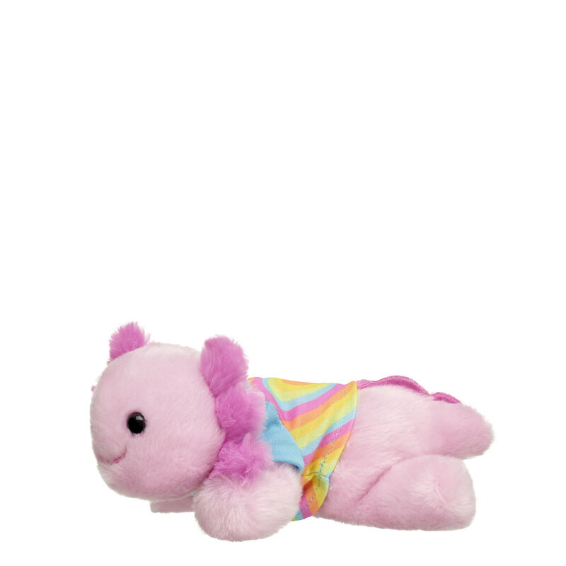 Build-A-Bear Mini Beans Pink Axolotl Stuffed Animal Rainbow Heart Gift Set - Build-A-Bear Workshop&reg;