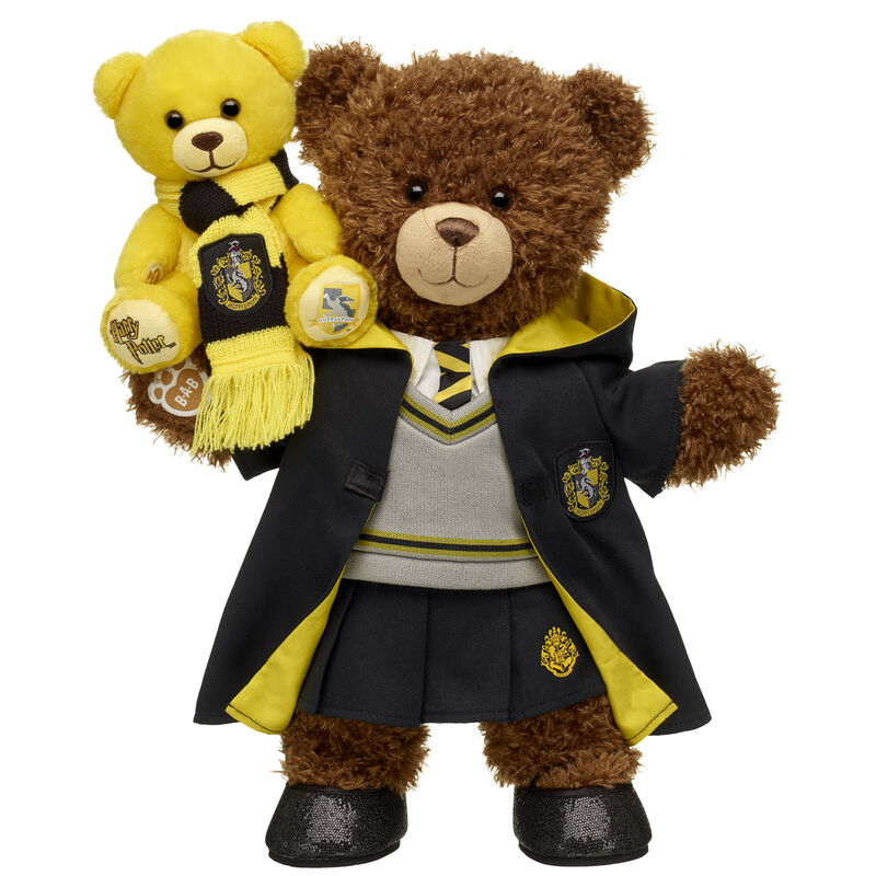 HARRY POTTER™ Teddy Bear and HUFFLEPUFF™ Mini Teddy Bear - Build-A-Bear Workshop®