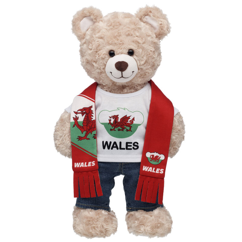 Wales Scarf and T-Shirt Set by Build-A-Bear