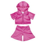 Online Exclusive Pink Velour Tracksuit for Stuffed Animals - Build-A-Bear Workshop&reg;
