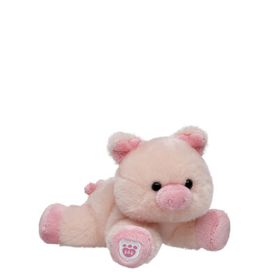 Build-A-Bear Mini Beans&reg; Fuzzy Pink Pig Soft Toy