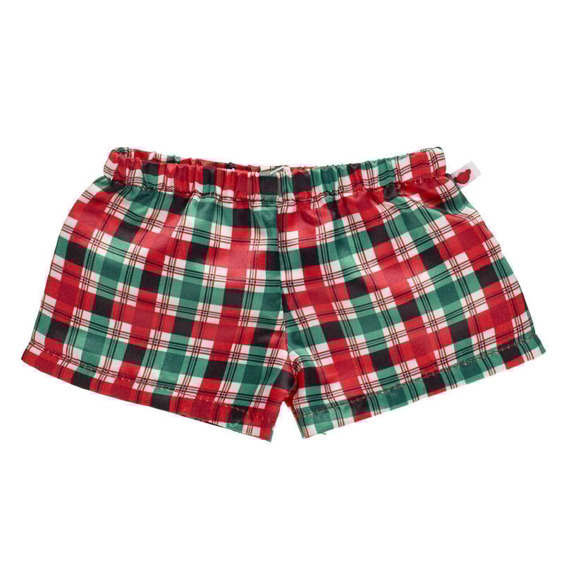 Online Exclusive Festive Plaid Boxers for Stuffed Animals - Build-A-Bear Workshop®