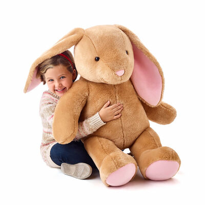 Giant Pawlette&trade; Bunny Plush with Red Bow