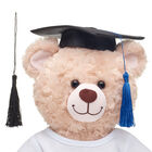 Black Graduation Cap with Blue Tassel