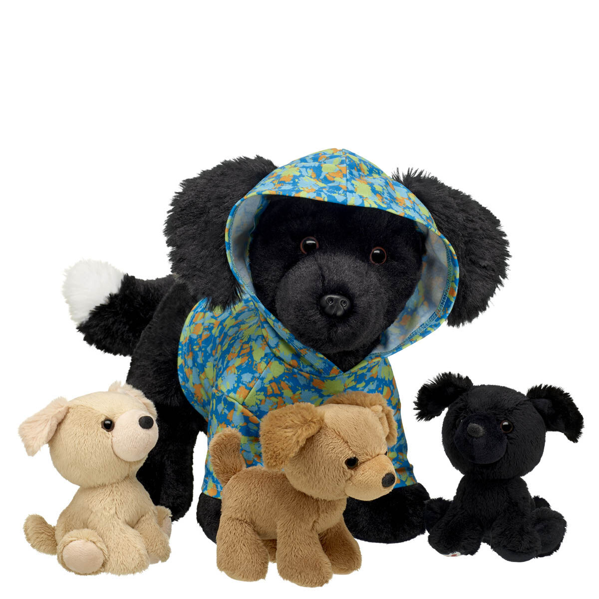 Black dog stuffed toy clearance