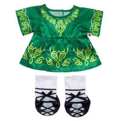 Irish Dance Dress & Shoes Set