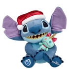 Disney Stitch Holiday Scrump Gift Set with Santa Hat plush by Build-A-Bear