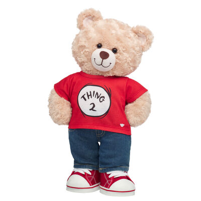 Happy Hugs Teddy Bear The Cat in the Hat Thing 2 Gift Set