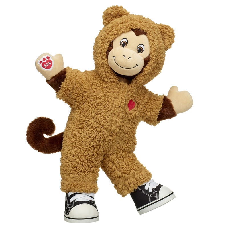 Smiley Monkey Stuffed Animal Teddy Bear Costume Gift Set with Shoes - Build-A-Bear Workshop®