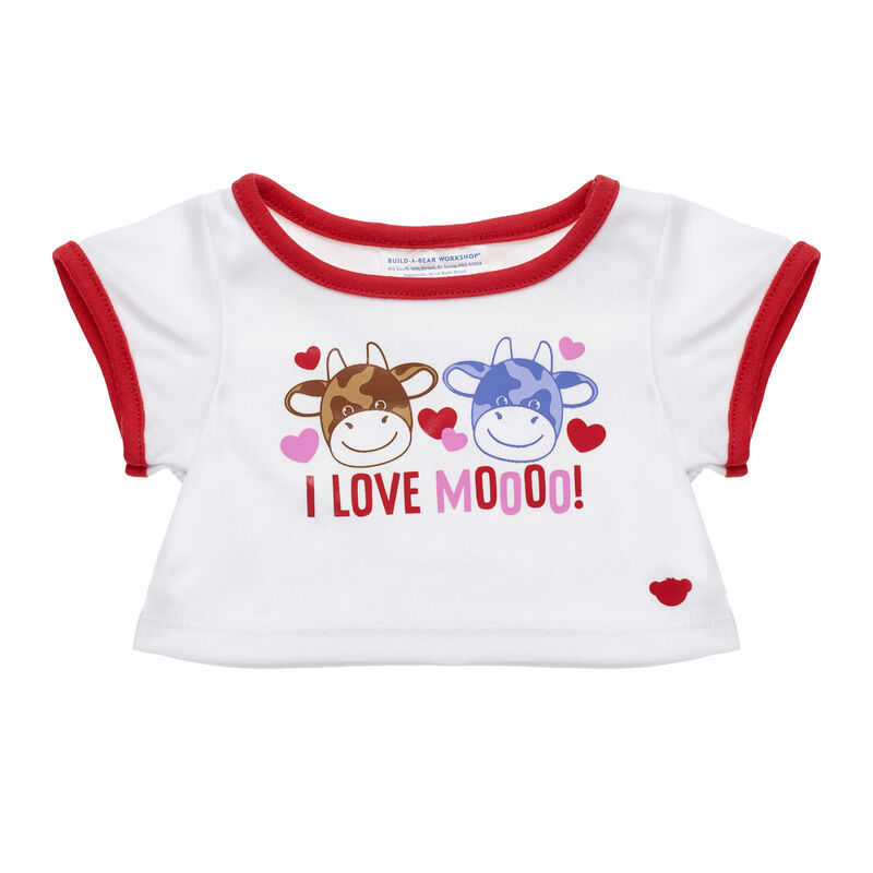 "I Love Moooo!" T-Shirt for Stuffed Animals - Build-A-Bear Workshop®