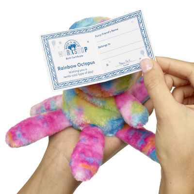 Build-A-Bear Mini Beans&reg; Rainbow Octopus Soft Toy