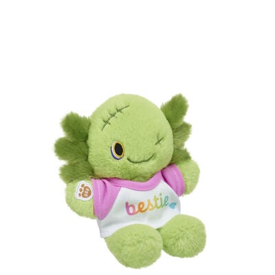 Build-A-Bear Mini Beans® Zombie Axolotl Soft Toy with Bestie T-Shirt
