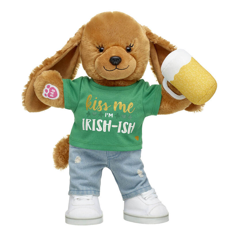 Barkleigh™ Plush "Kiss Me I'm Irishish" Gift Set BuildABear®