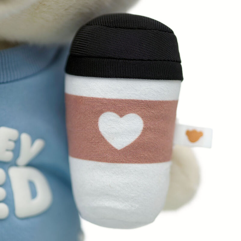 Mellow Moodies Coffee Cup Wristie plush by Build-A-Bear