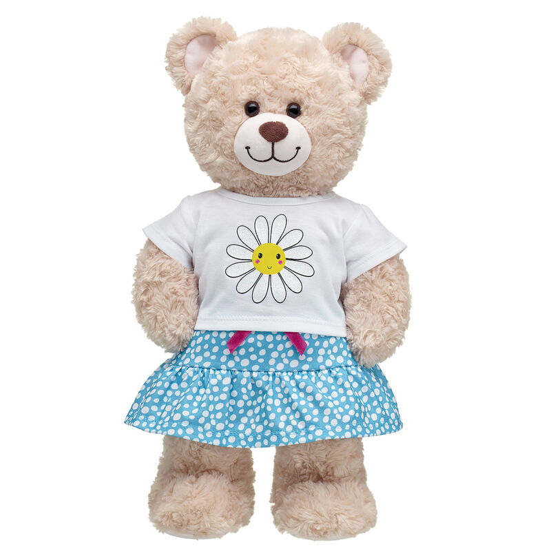 Daisy Print T-Shirt with Skirt