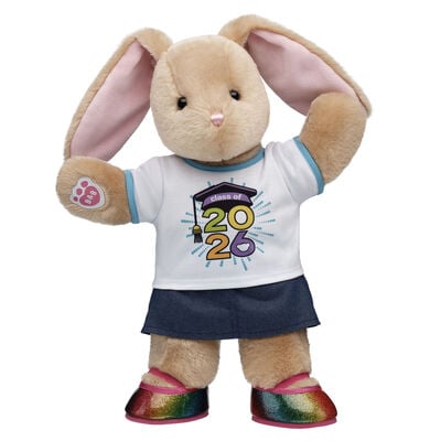 Pawlette&trade; Bunny Plush Class of 2026 Graduation Gift Set