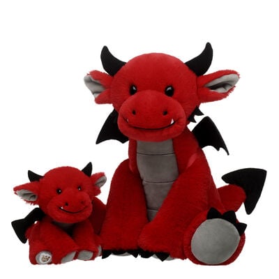 Fiery Dragon Plush with Build-A-Bear Mini Bean&reg;