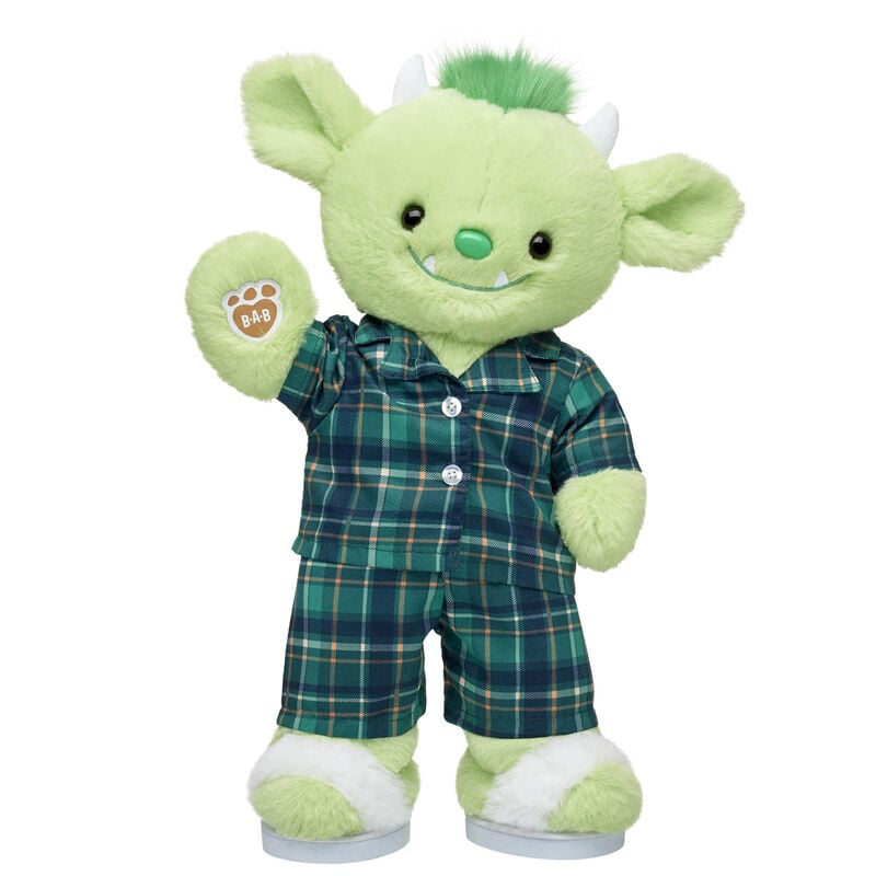 Online Exclusive Groovy Goblin Plush Fuzzy Slippers Gift Set - Build-A-Bear Workshop&reg;