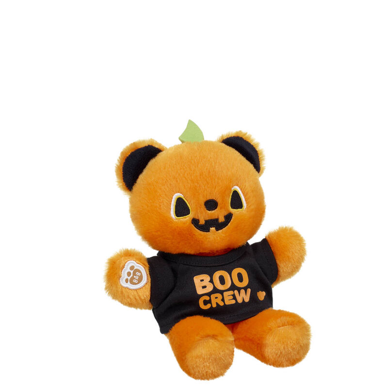 Build-A-Bear Mini Beans® Pumpkin Teddy Bear with Boo Crew T-Shirt - Build-A-Bear Workshop®